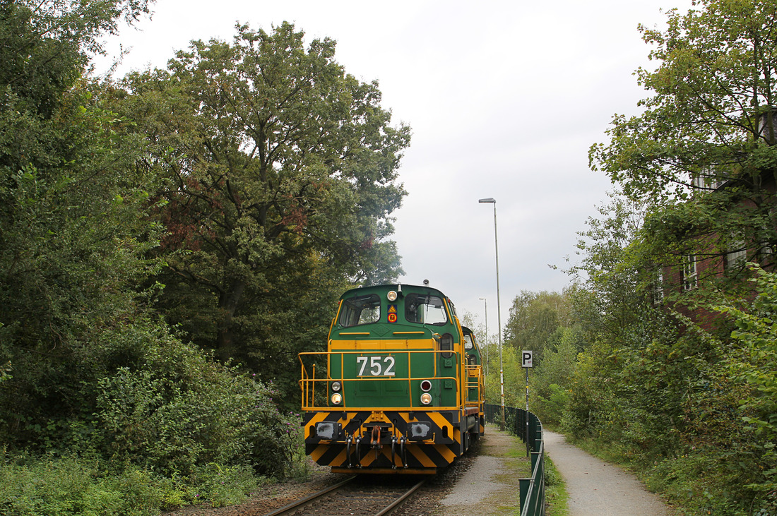 Dortmunder Eisenbahn 752 + 804 // Dortmunder Hafen // 10. September 2014
