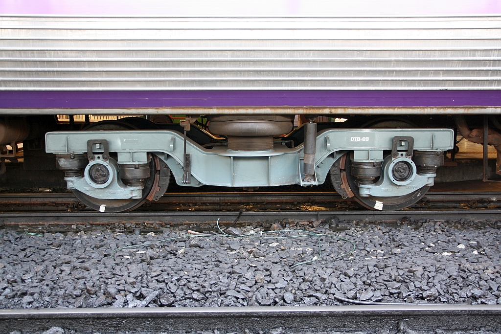 Drehgestell Type DTD-09, aufgenommen am 20.März 2023 in Hua Lamphong.