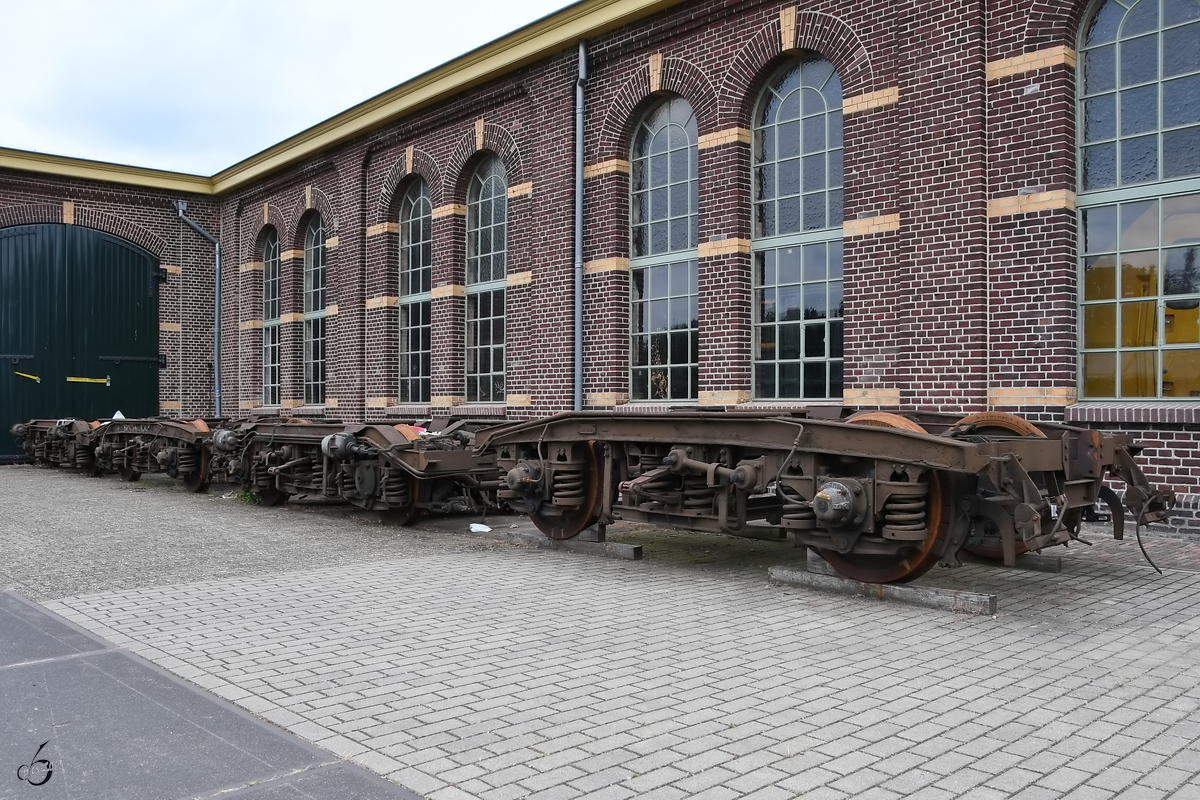 Drehgestelle wohin das Auge reicht. (Blerick, Mai 2019)