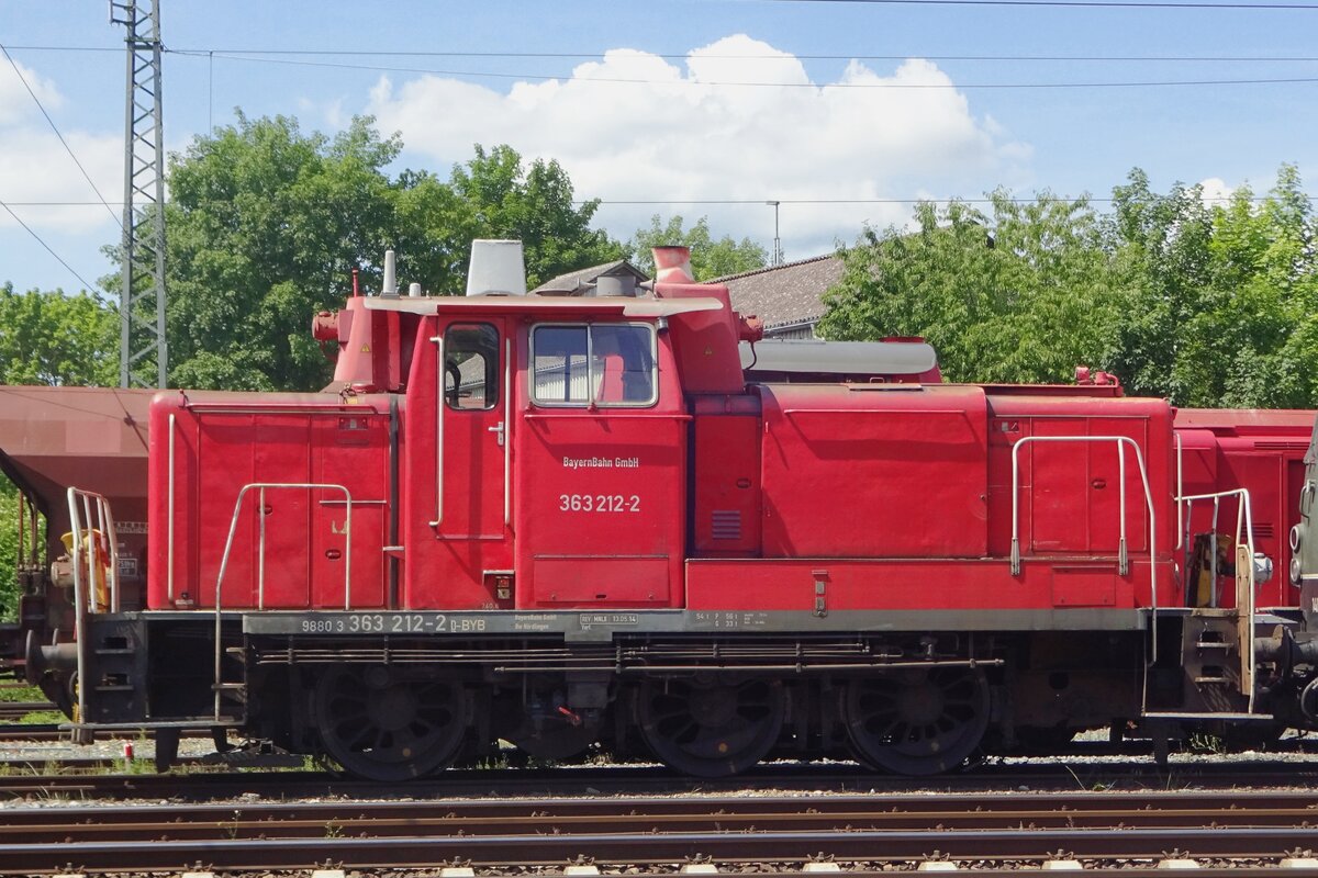 DreiBein 363 212 steht am 1 Juni 2019 in Nördlingen.