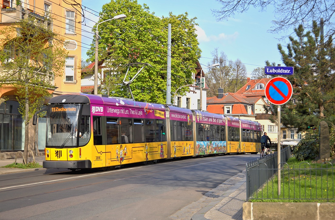 Dresden 2816, Plattleite, Bautzener Landstraße, 30.04.2022.