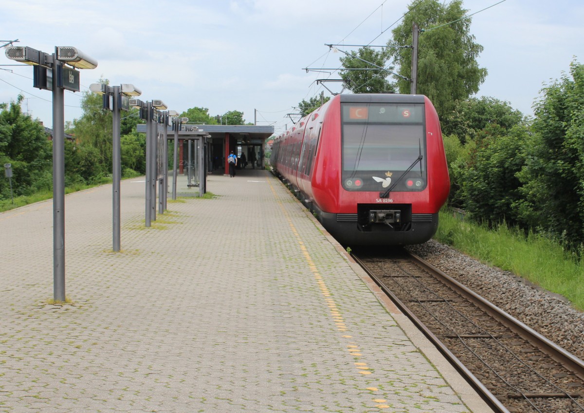 DSB S-Bahn Kopenhagen: Linie C (SA 8196) S-Bf Islev am 24. Mai 2014.