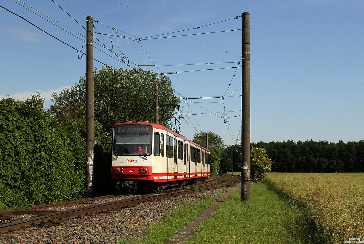 DSW 359 auf der U47 in Dortmund Obernette am 13.06.2020