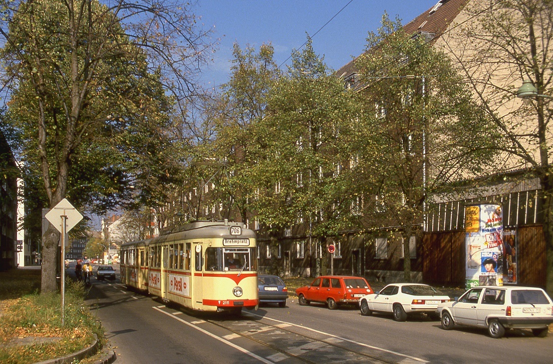 Düsseldorf 2111, Merowinger Straße, 04.10.1986.
