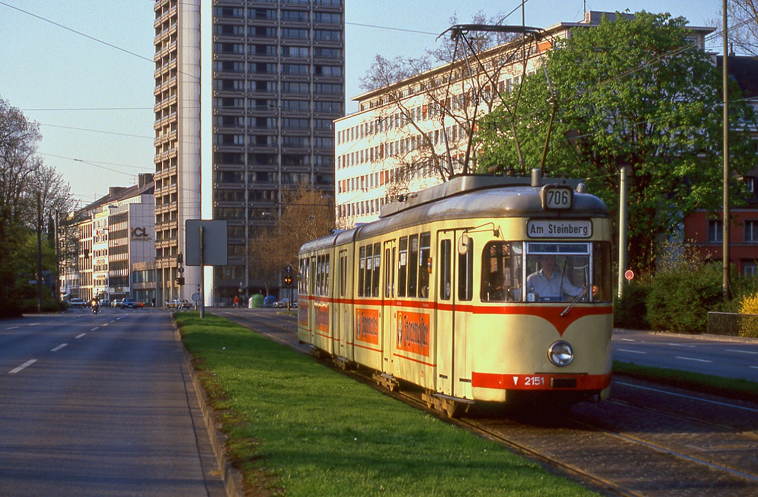 Düsseldorf 2151, Hofgartenstraße, 22.04.1987.