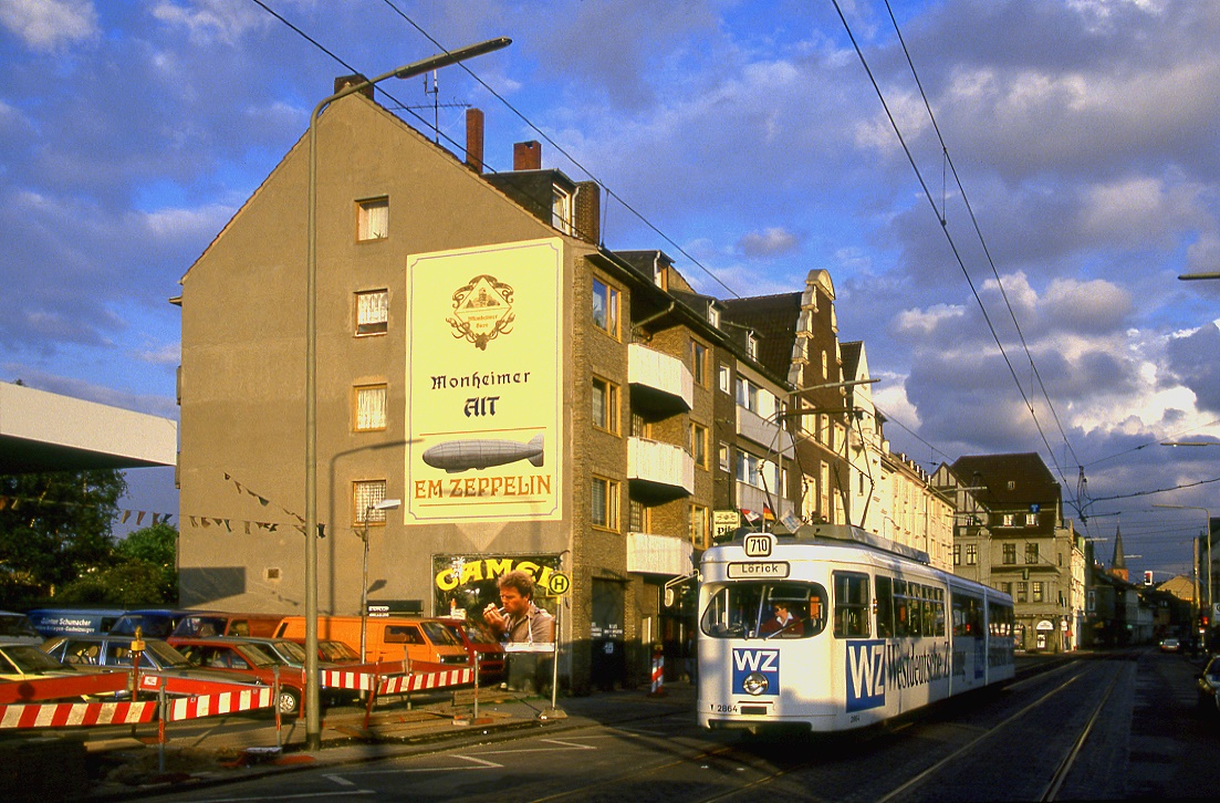 Düsseldorf 2864, Zeppelinstraße, 01.08.1987.