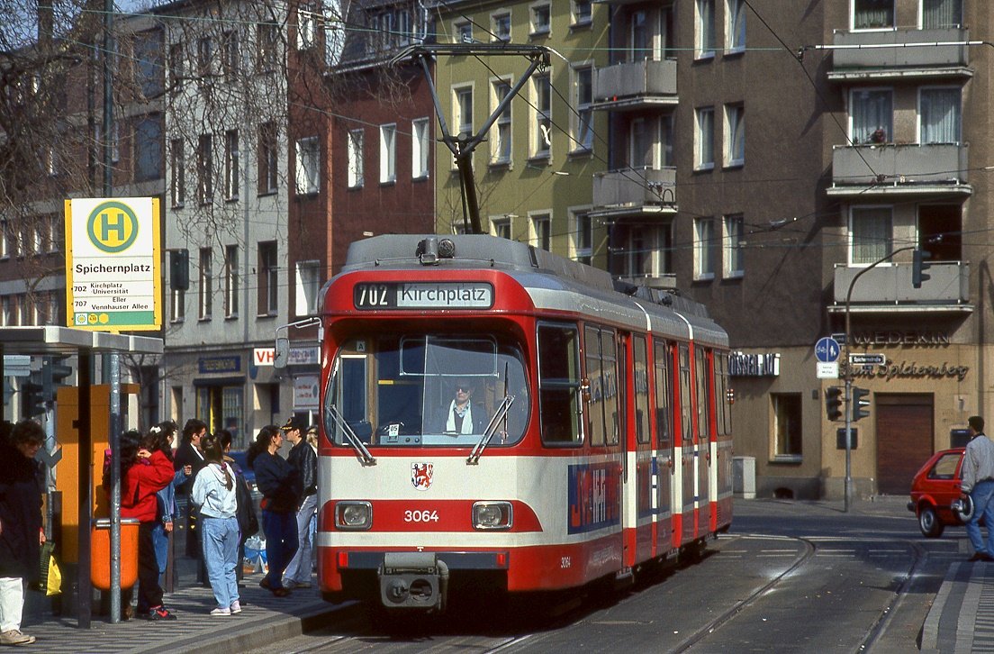 Düsseldorf 3064, Spichernplatz, 05.03.1992.