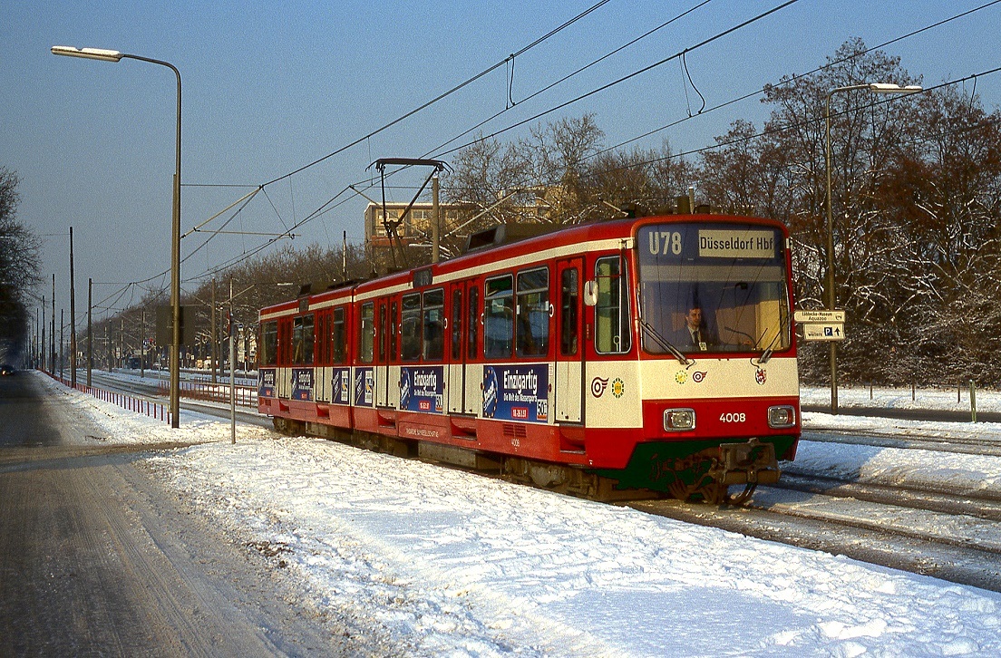 Düsseldorf 4008, Kaiserswerther Straße, 31.12.1996.
