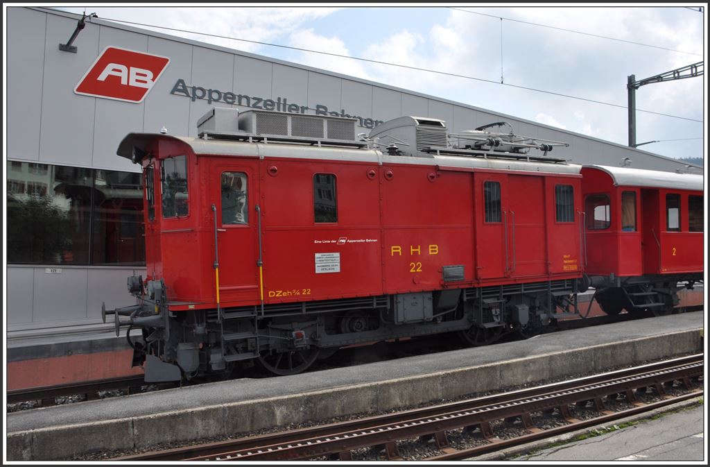 DZeh 2/4 22 in Heiden. (18.08.2015)