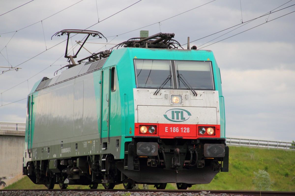 E 186 126 ITL bei Reundorf am 15.05.2014.