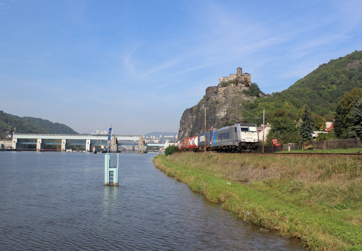 E 186 289-5 zu sehen am 28.09.14 in Ústí nad Labem-Střekov