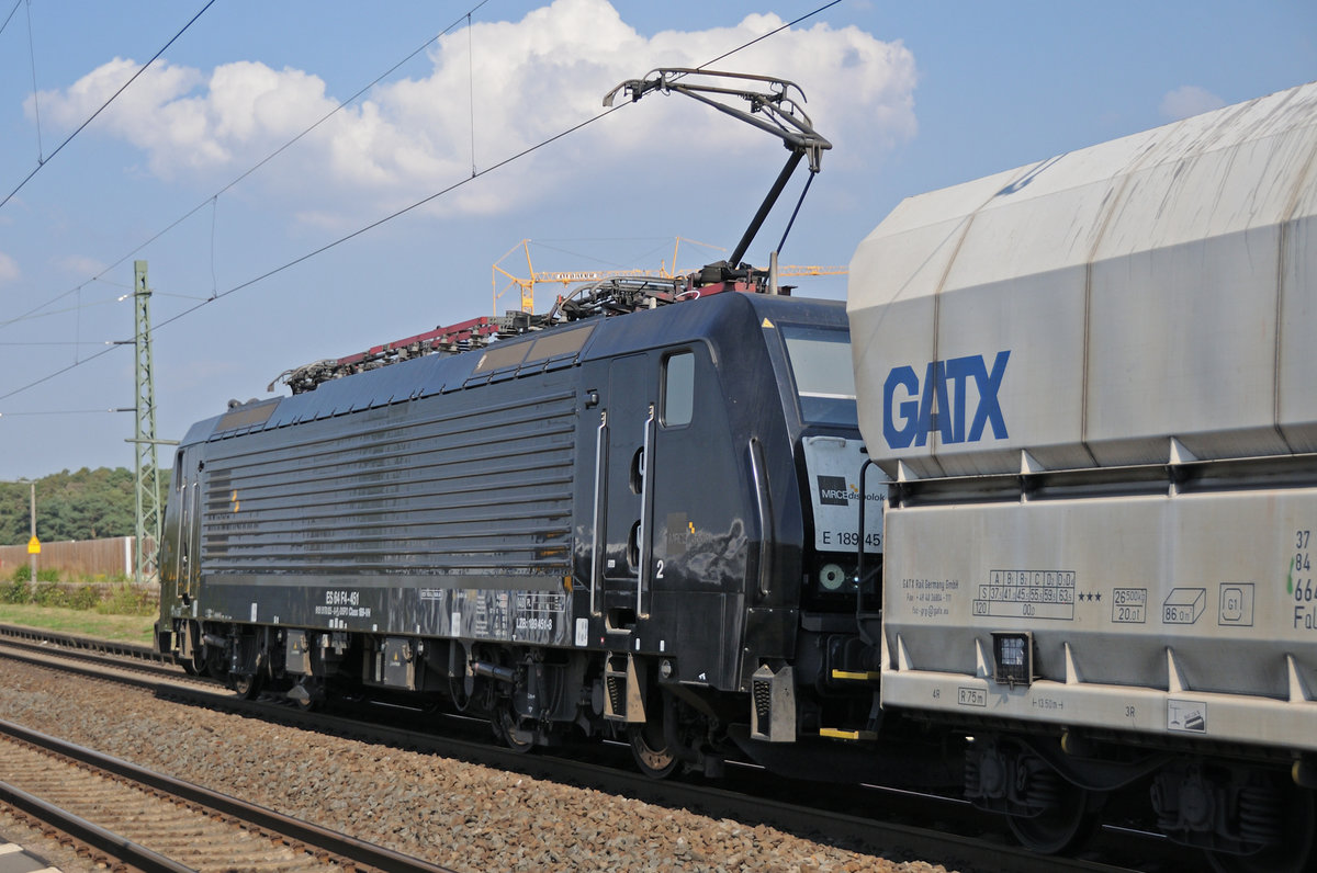 E 189 - 451 (MRCE Dispolok ES 64 F4-451) @ Bickenbach (Bergstraße) am 10.09.2016