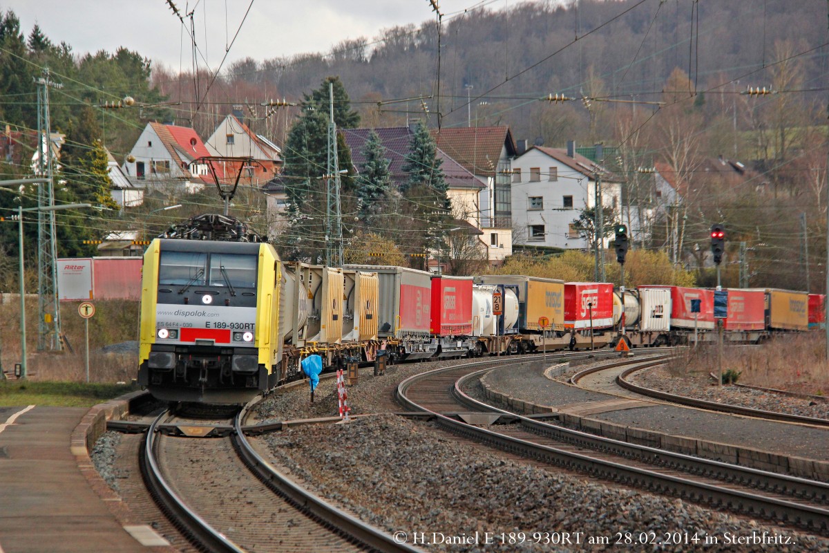 E 189-930RT in Sterbfritz, Februar 2014.