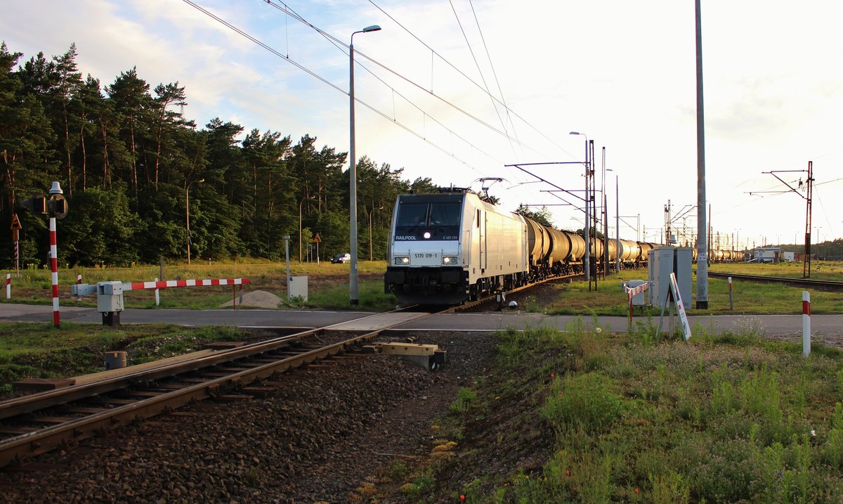 E 483 256 (5170 019-1) zu sehen am 05.07.17 bei Świnoujście Przytór. Gruß an den Tf!