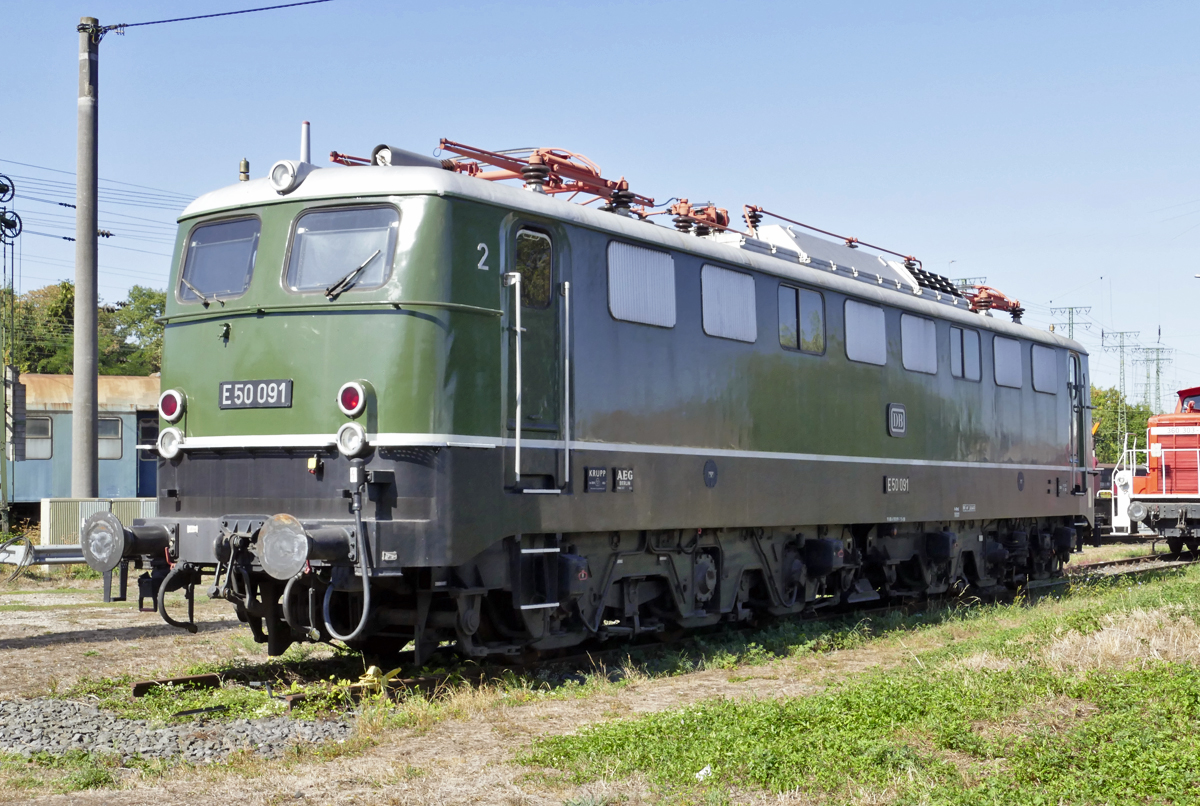 E 50 091 (BR 150) im DB-Museum Koblenz-Lützel - 13.09.2018