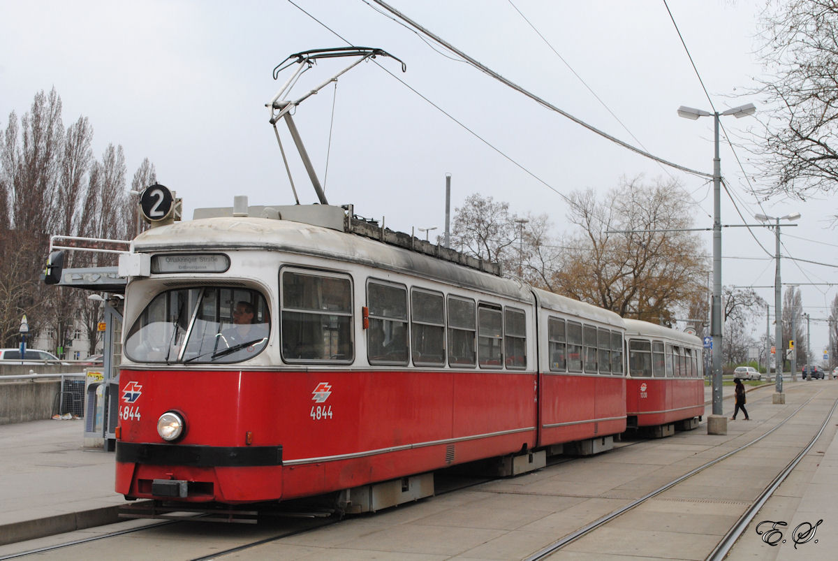 E1 4844 + c4 1330, Friedrich Engelsplatz.(15.03.2014)