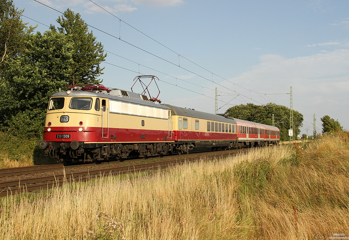 E10 1309 bei Brühl am 05.07.2019