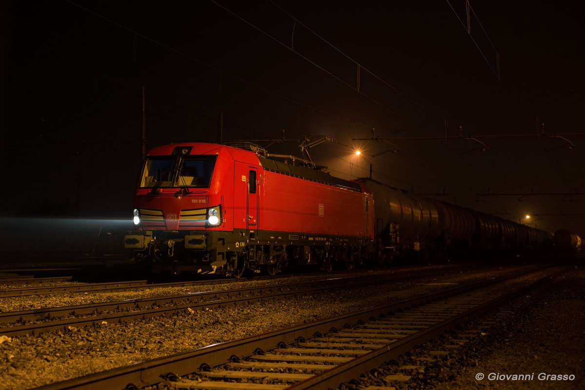 E191 018 DB CARGO ITALIA -  ALESSANDRIA SMISTAMENTO 31/01/2017