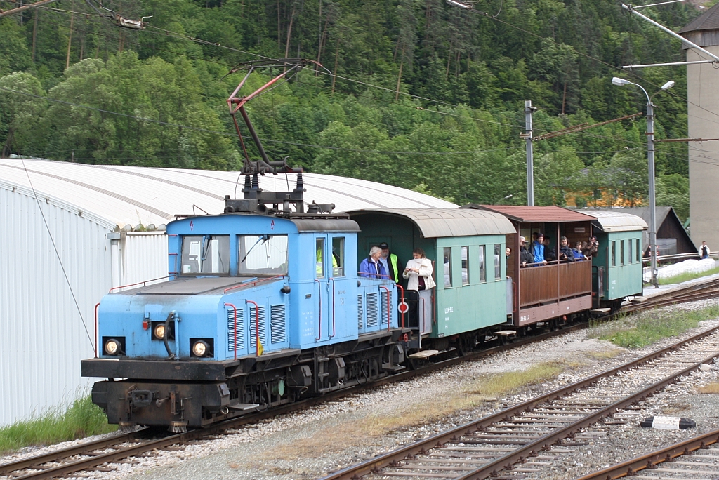 E3 mit dem ME7 am 17.Mai 2014 beim Verlassen des Bf. Mixnitz Lokalbahn.