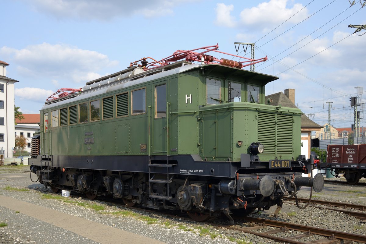 E44 001 ausgestellt im DB-Museum Nürnberg am 12.09.2020.