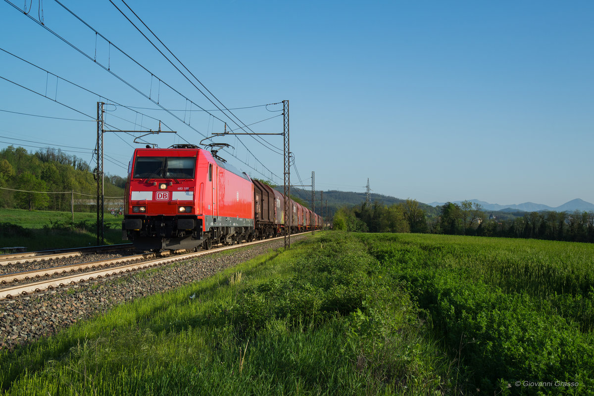 E483F 108 DB CARGO ITALIA - CASSANO SPINOLA 24/04/2018