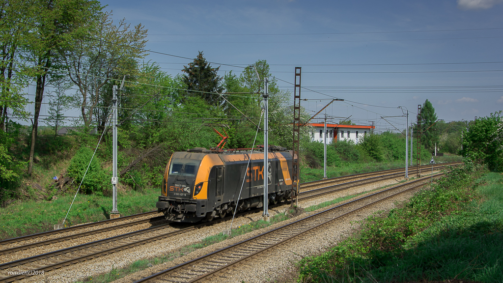 E6ACT-004 bei Tychy(Tichau)am 25.04.2018.