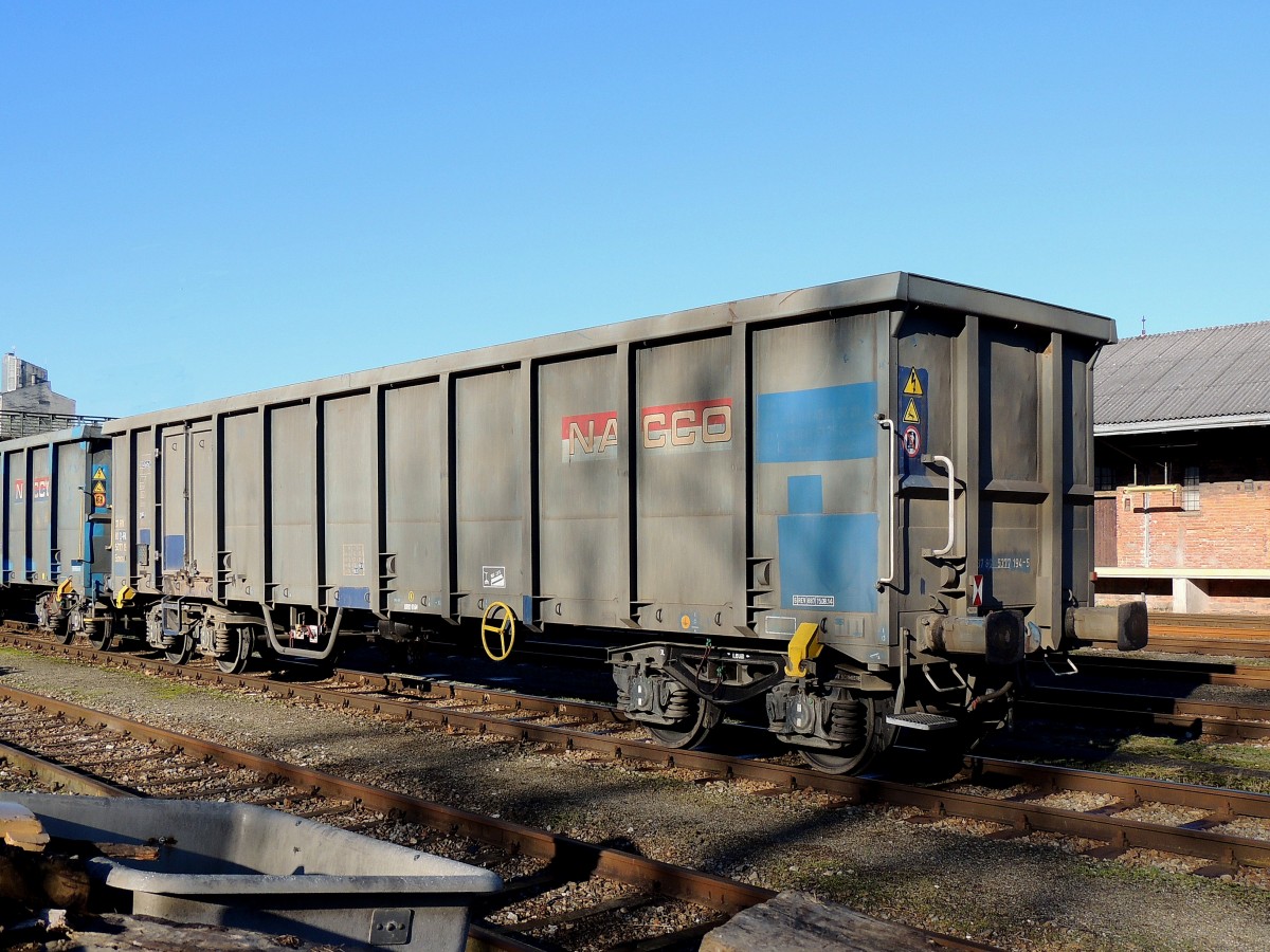 Eanos 3780(DRCW)5377194-5, eingereiht im Leerrübenzug in Richtung Verladeplatz Geinberg; 151207