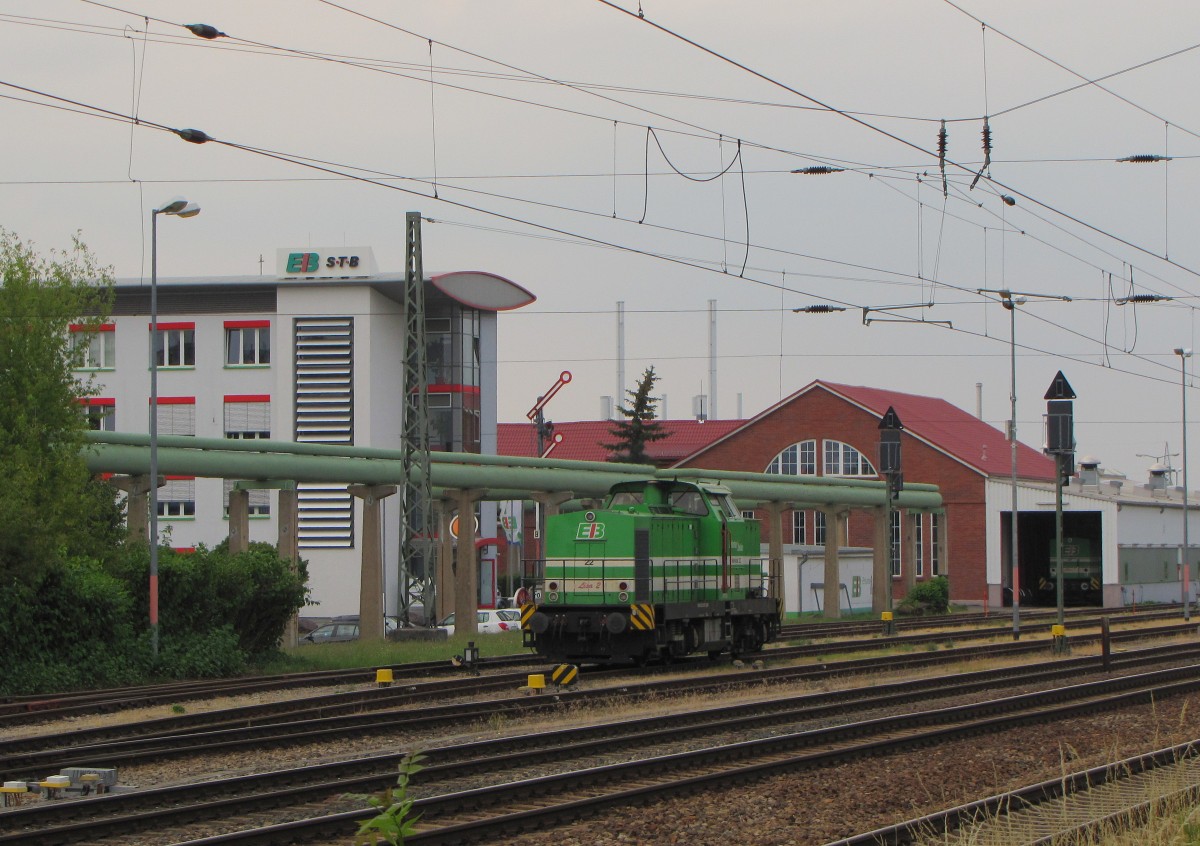 EB 22  Lisa 2  am 24.07.2015 während einer Rangierfahrt in Erfurt Ost.
