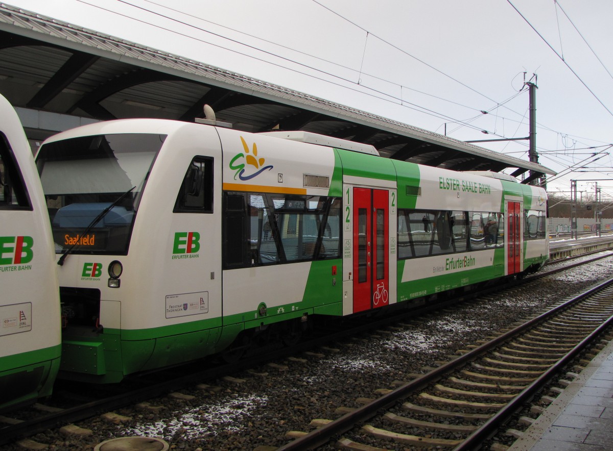 EB VT 329 (95 80 0650 268-5 D-EIB) am 25.01.2015 in Erfurt Hbf.