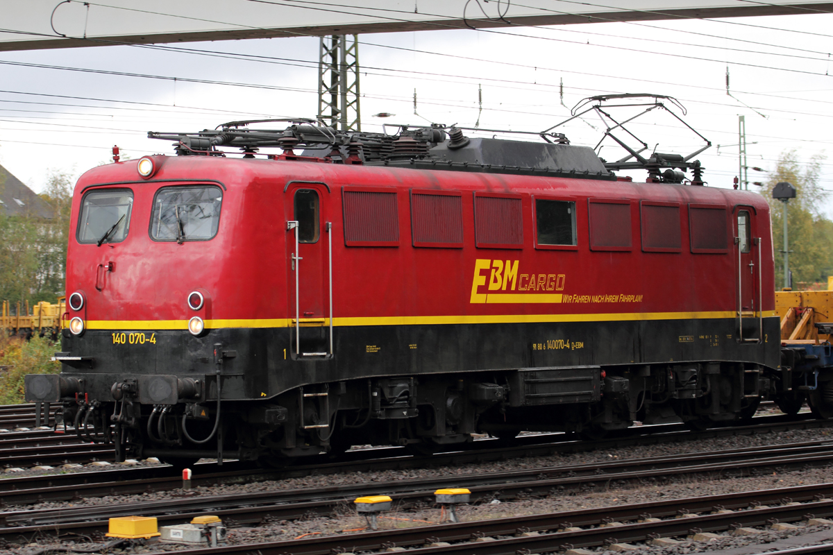 EBM 140 070-4 in Duisburg-Entenfang 19.10.2016