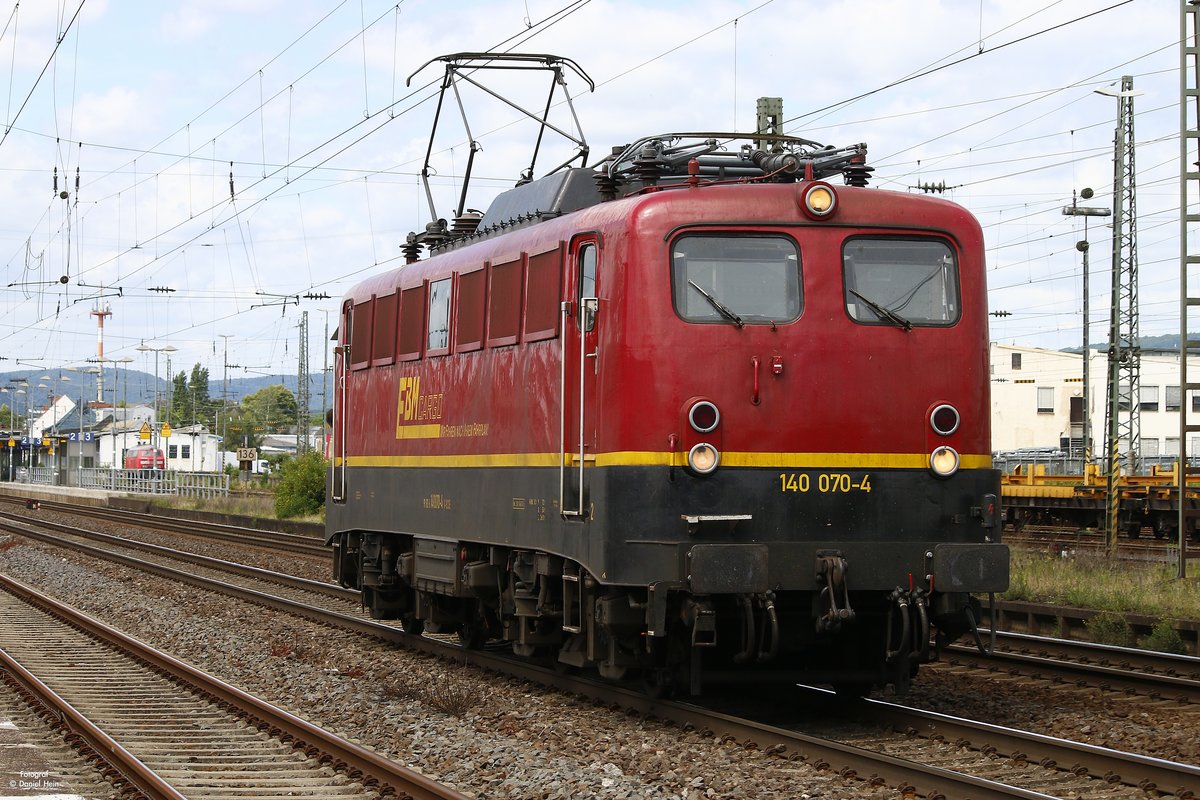EBM Cargo 140 070-4 in Neuwied, Juni 2017.