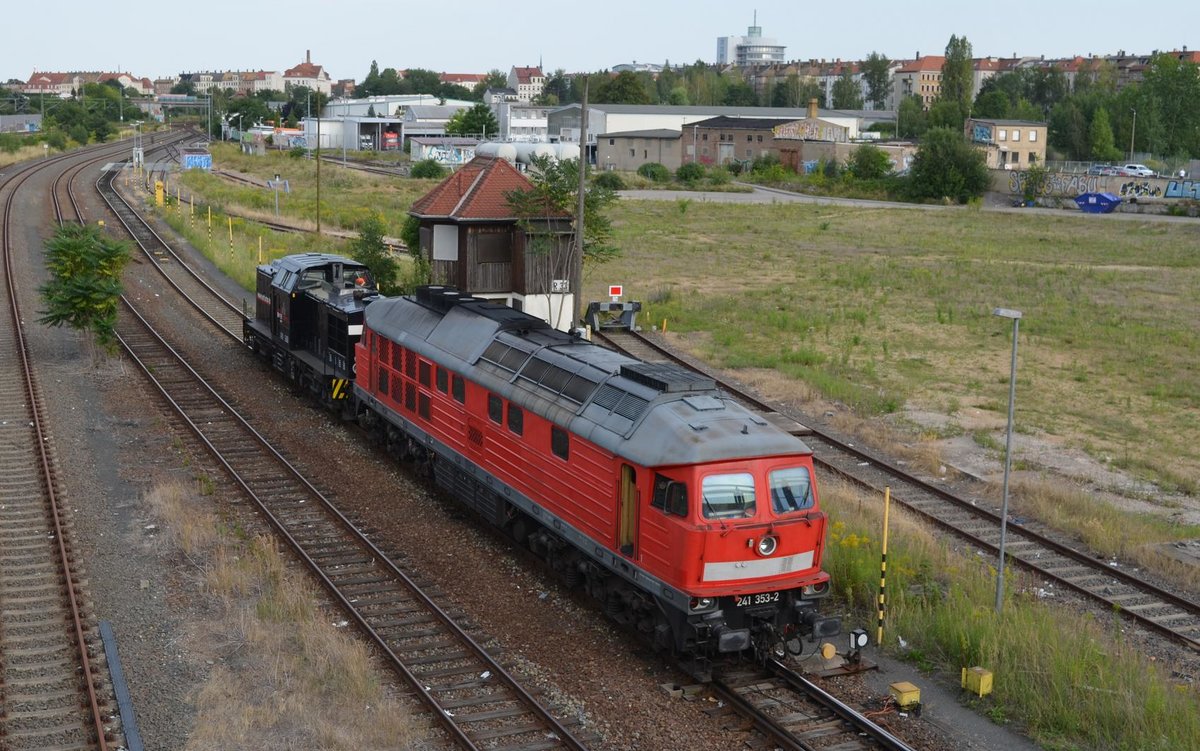 EBS 241 353-2 am Bw Leipzig Hbf Süd 01.08.2017 