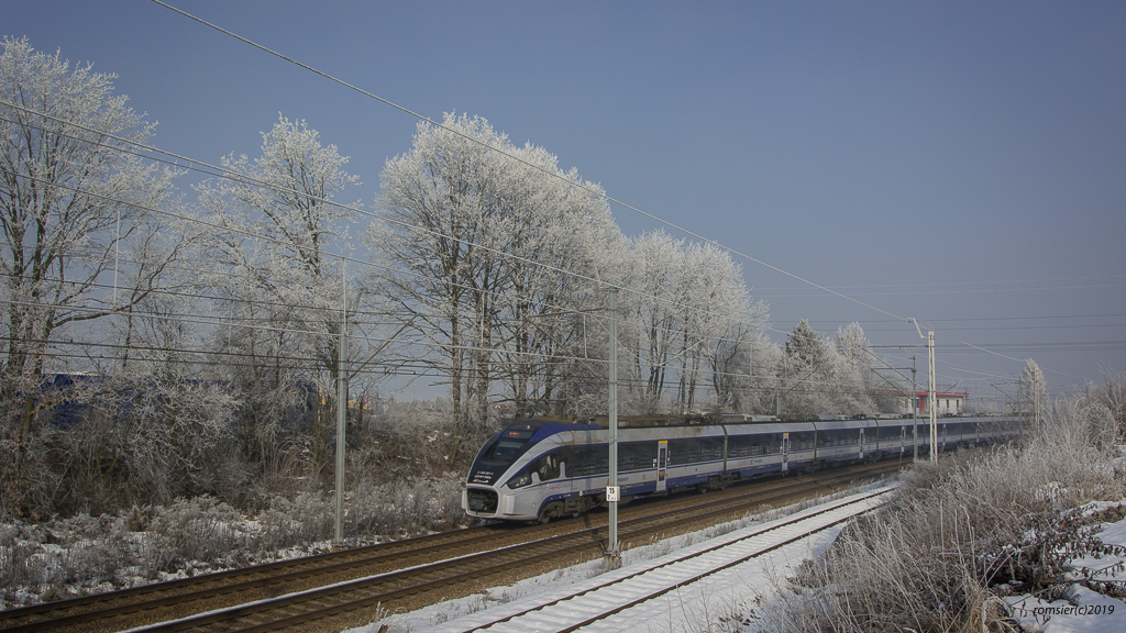 ED161-002 der PKP Intercity in Tychy(Tichau)am 22.01.2019. 