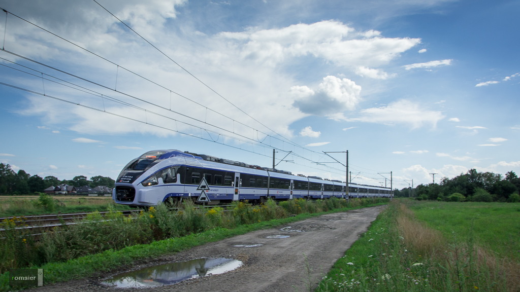 ED161-013 der PKP Intercity am 30.07.2016 in Tychy(Tichau).