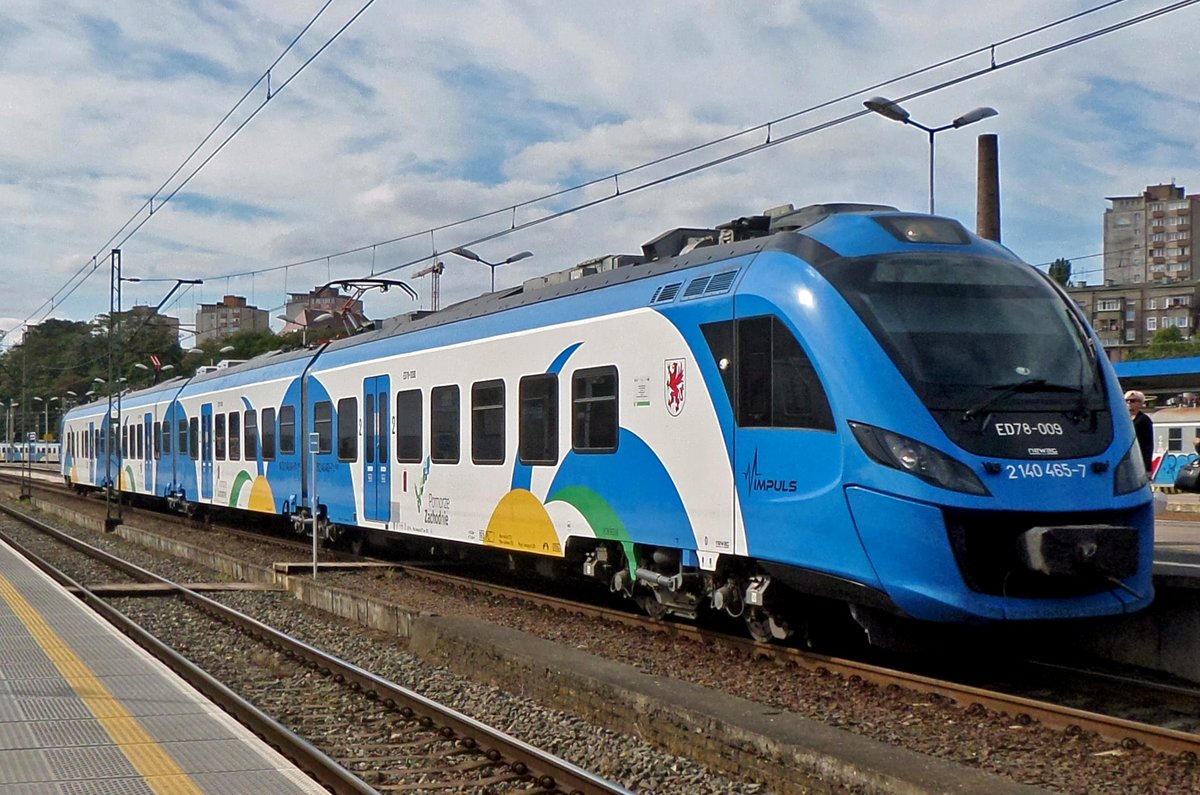 ED78-009 steht am 19.September 2016 in Szczecin Glowny.