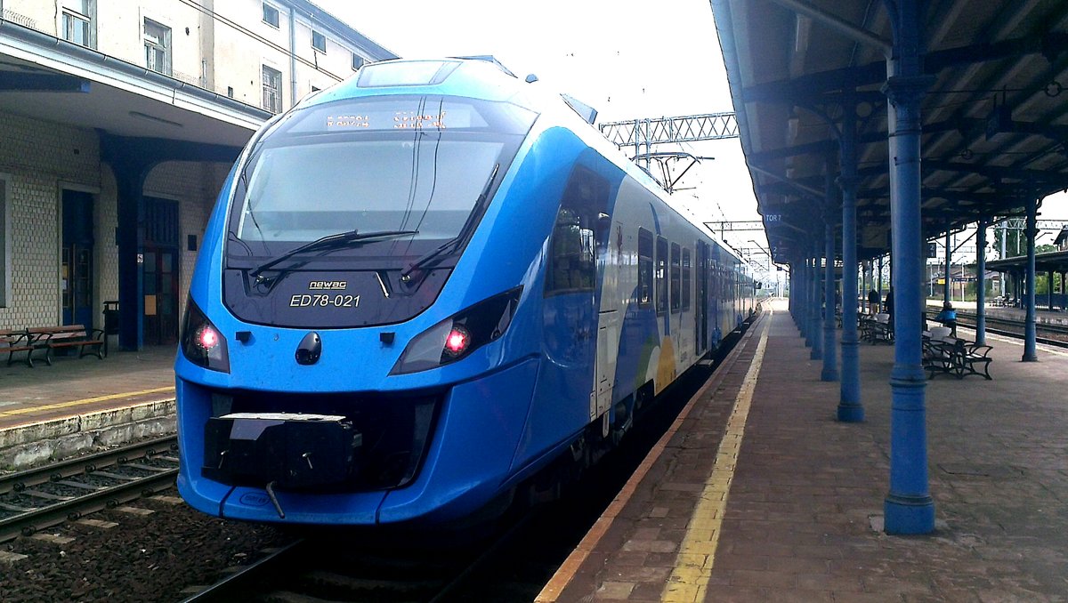 ED78-021 in Bahnhof Stargard, 4.05.2019