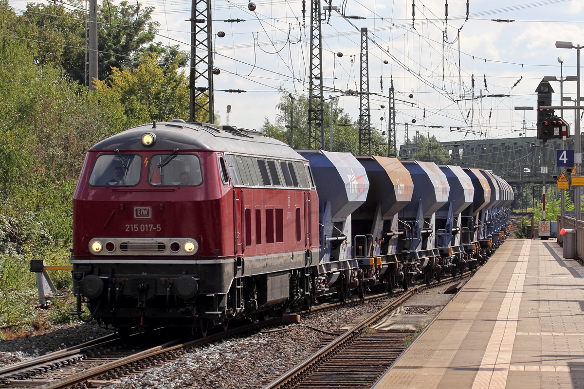 EfW 215 017-5 in Recklinghausen-Süd 2.9.2019
