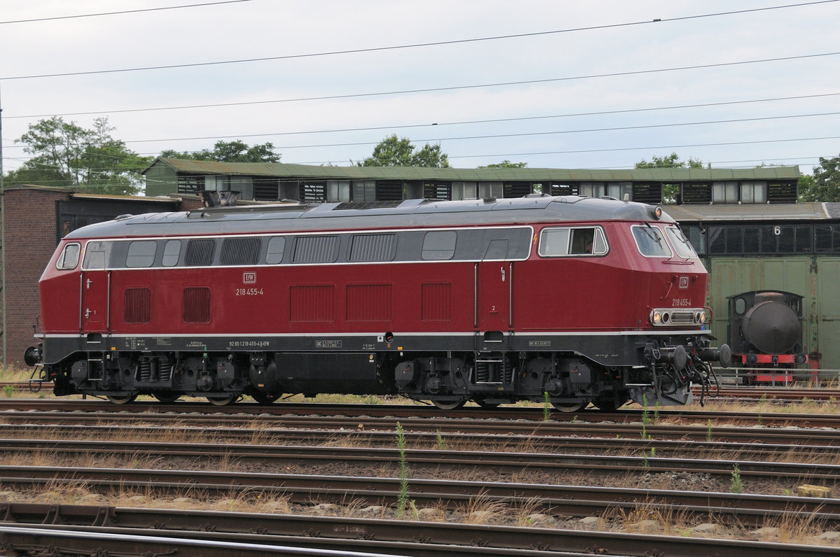 EfW 218 455-4  @ Darmstadt Kranichstein am 14 Juli 2017