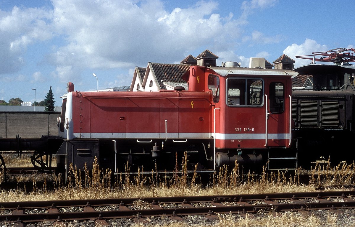 EfW 332 129  Worms Hafen  03.10.04