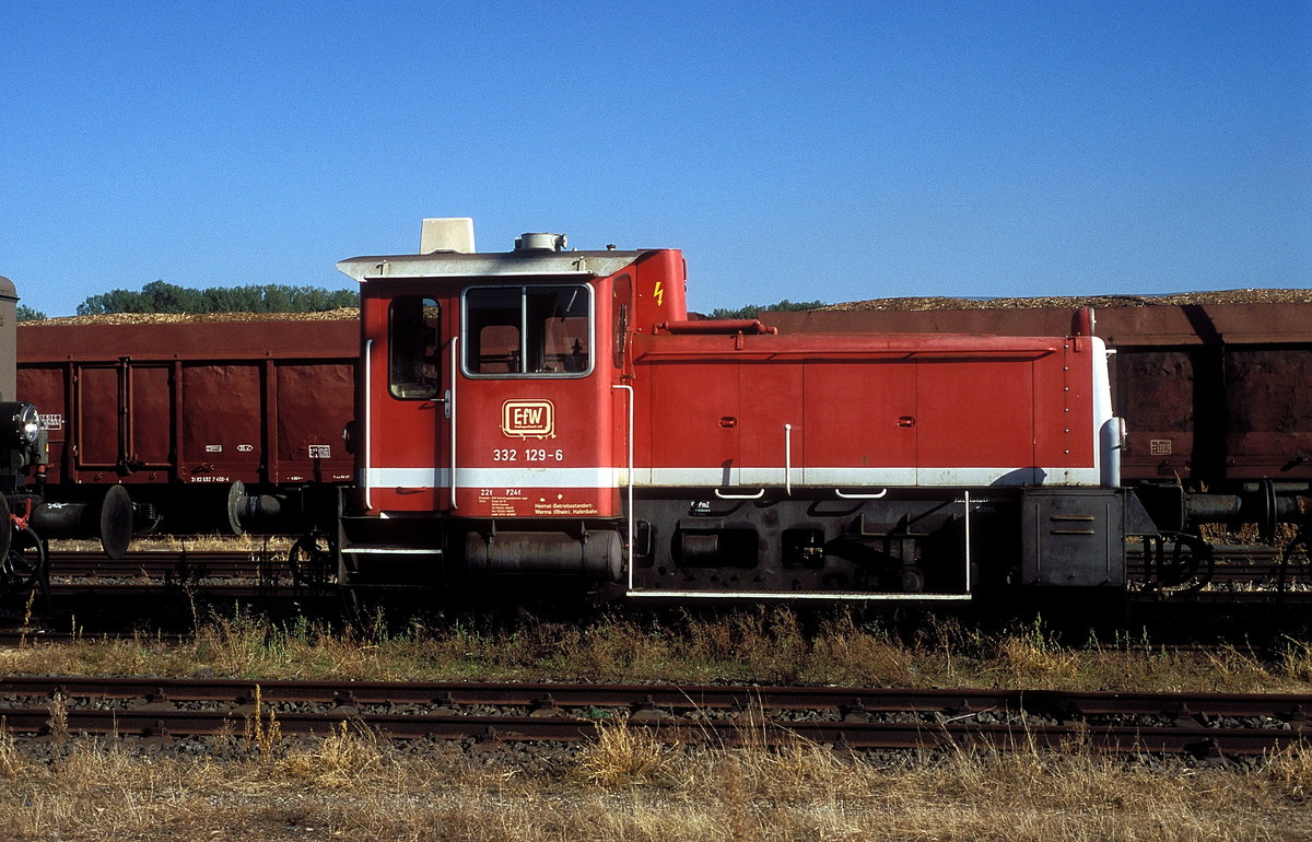 EfW 332 129  Worms Hafen  03.10.04