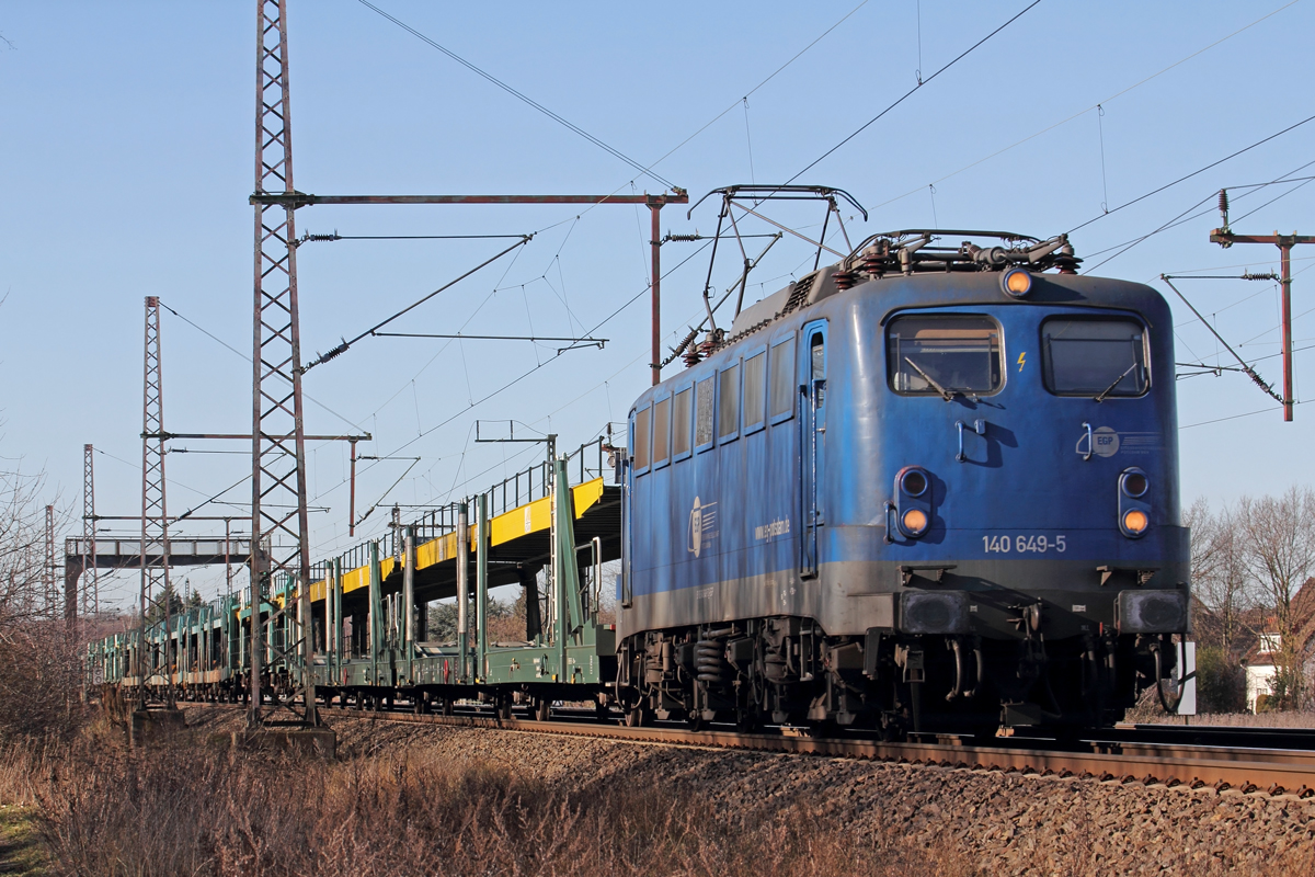 EGP 140 649-5 in Dedensen-Gümmer 5.2.2020