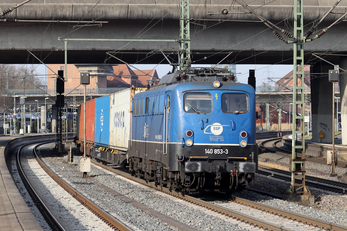 EGP 140 853-3 in Hamburg-Harburg 15.2.2023