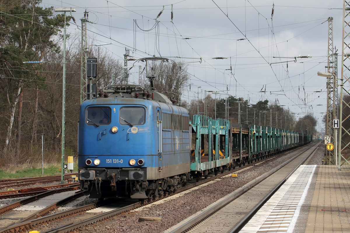 EGP 151 131-0 in Poggenhagen 13.4.2021