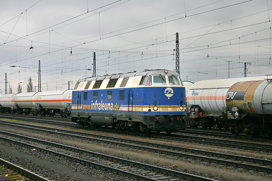 Ehem. Infraleuna 205 bzw. 228 412 (mittlerweile für die ITB im Einsatz) // Großkorbetha // 14. November 2007