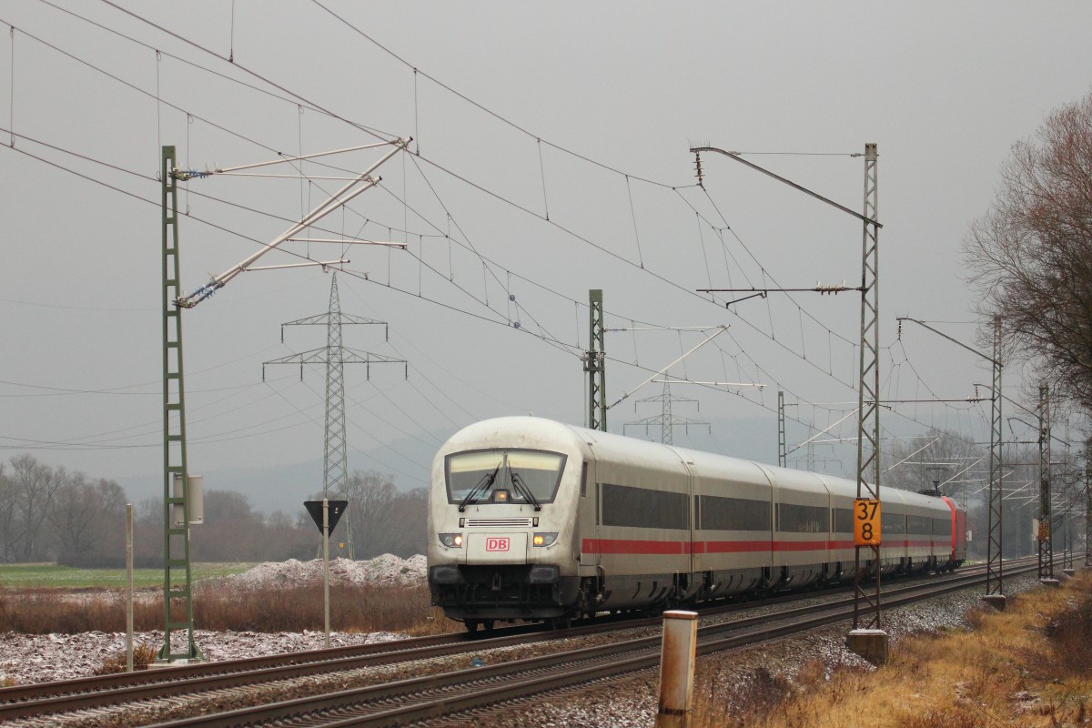 Ehemalige Metropolitan Garnitur der DB bei Trieb am 12.12.2013.