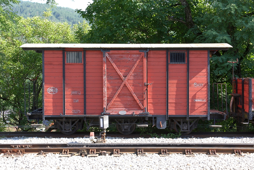 Ehemaliger StLB G 4001 am 11.August 2026 in der Stanica Mokra Gora.
