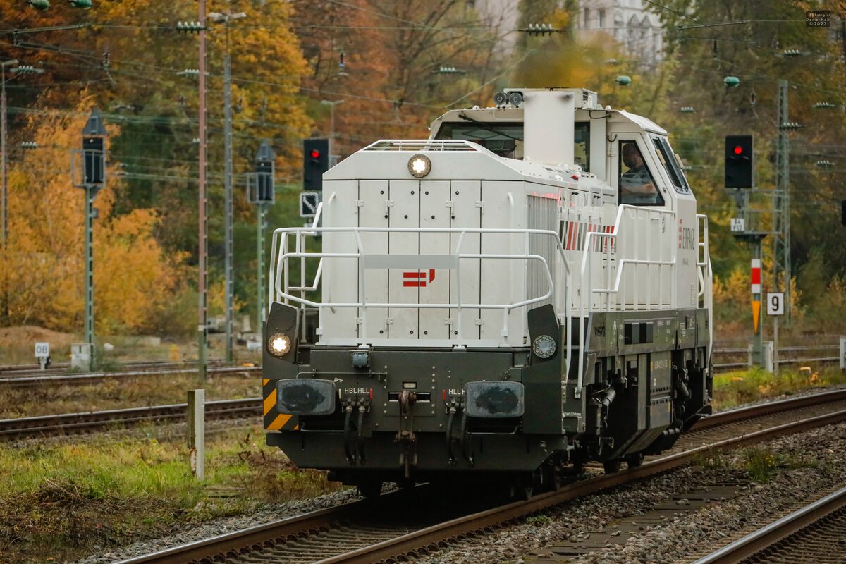 EIFFAGE Infra-Rail DE18 in Wuppertal, November 2023.