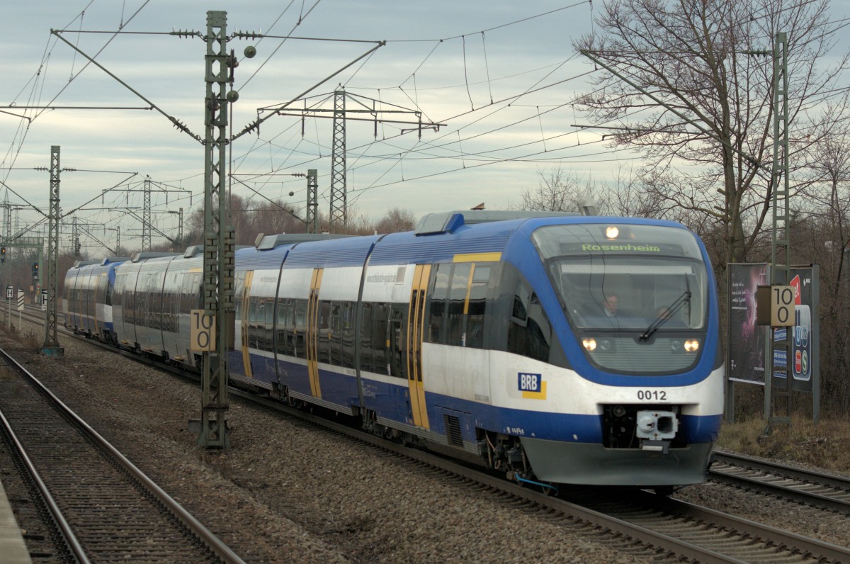 Ein 643er-Triple am 15.12.13 in München-Langwied