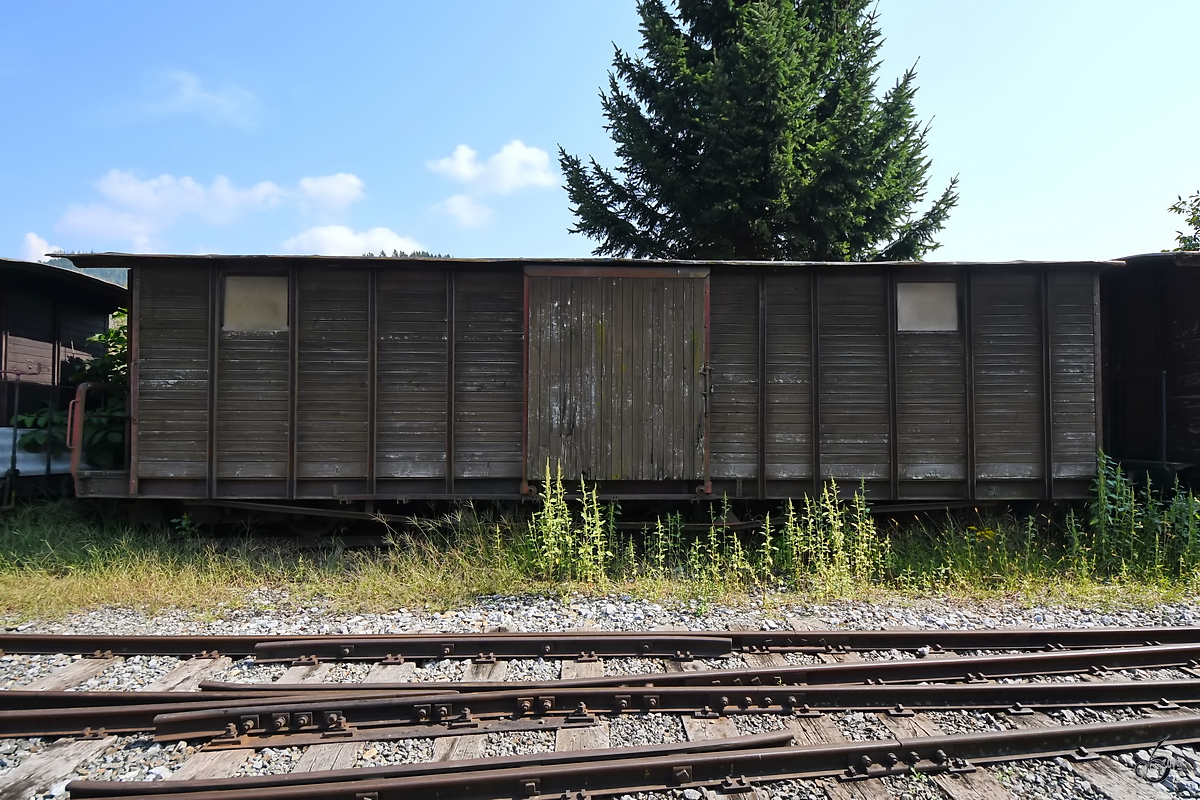 Ein alter Güterwagen war Anfang September 2019 in Pöckstein-Zwischenwässern zu entdecken.