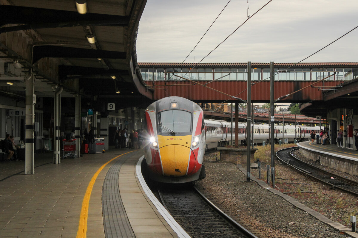 Ein Azuma im Bahnhof York. (03.07.2026)